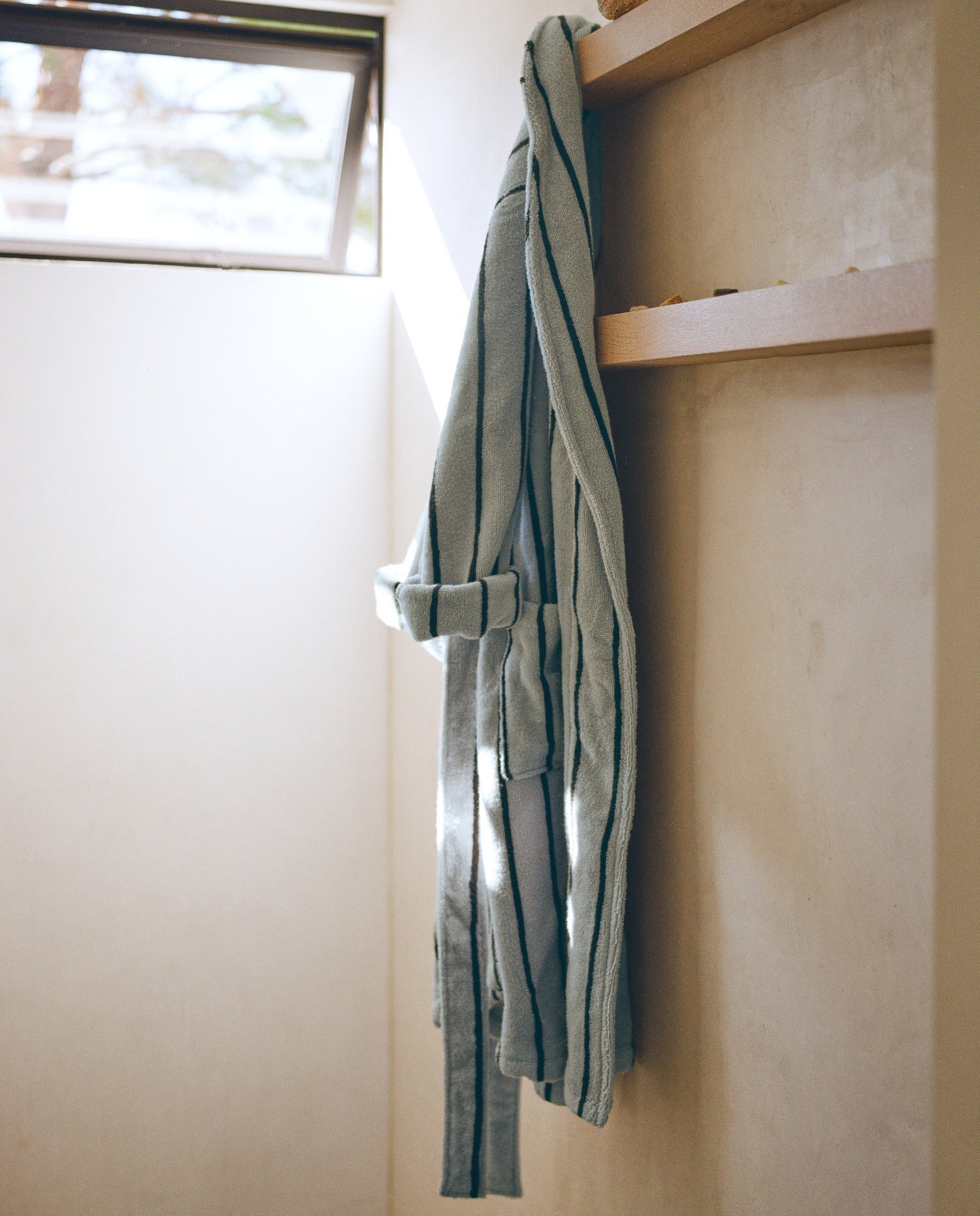PureLuxe® Turkish Cotton Stripe Robe 1